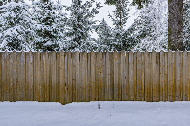 Winter Fence Care